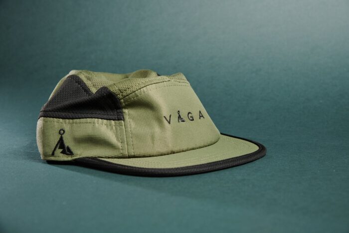 Vaga Running Hiking Cap Utility Green front