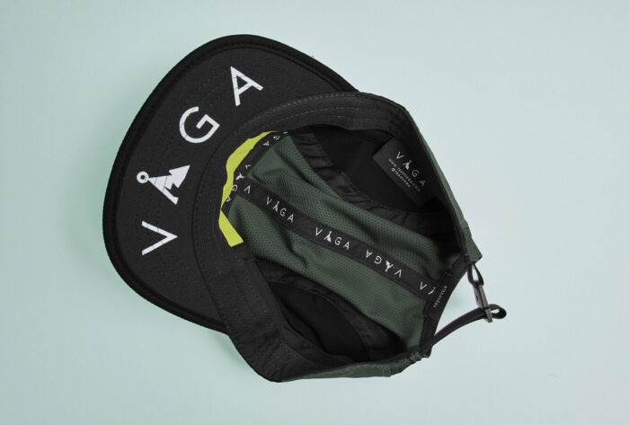 Vaga Running Hiking Cap Utility Green Bottom