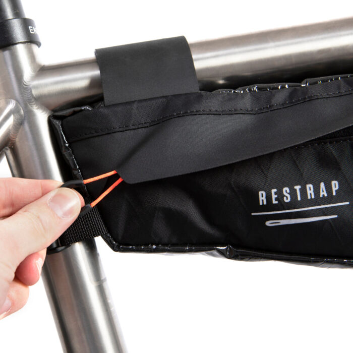 Restrap Race Frame Bag Large pocket zip 2