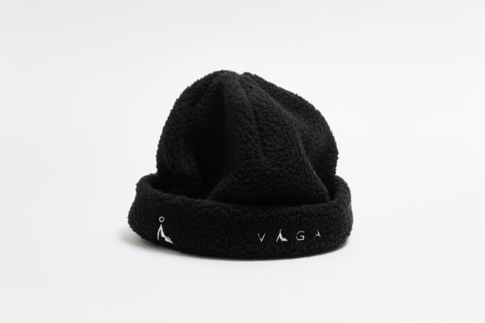 Vaga Teddy Fleece Beanie - Black