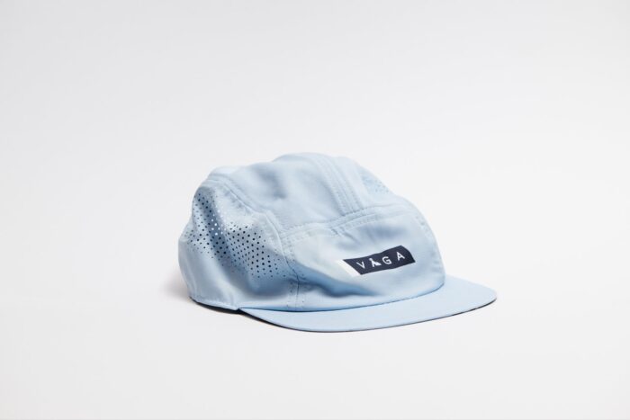 VAGA Feather Racing Cap - Pastel Blue / Navy