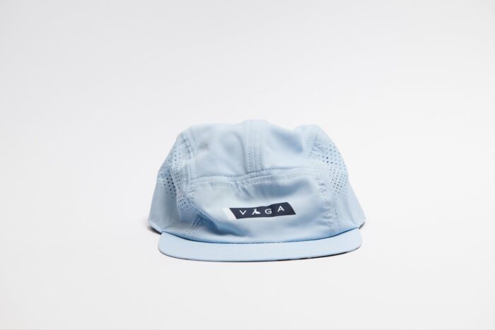 VAGA Feather Racing Cap - Pastel Blue / Navy - Image 2